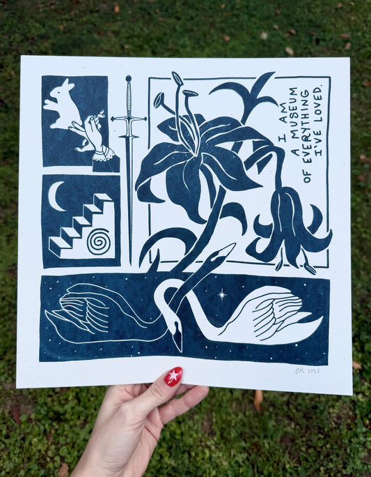 nocturne screenprint