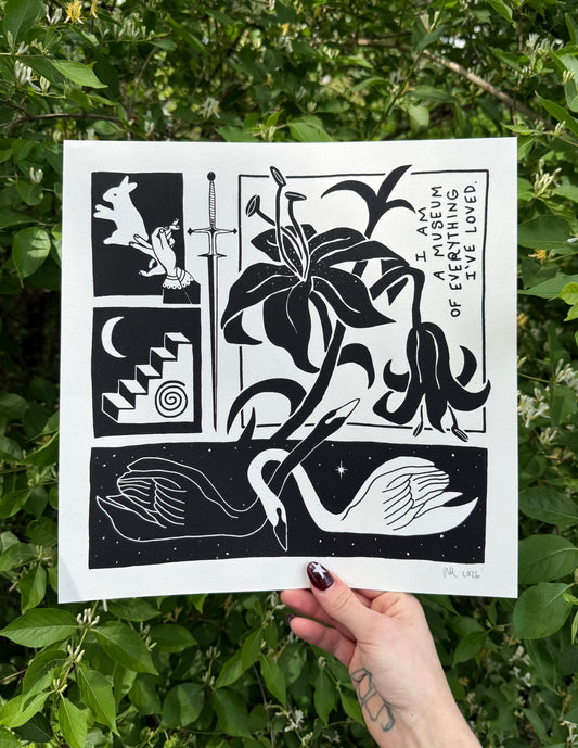 nocturne screenprint