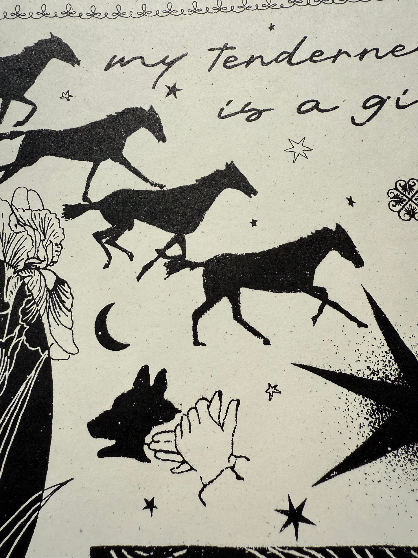 tenderness screenprint