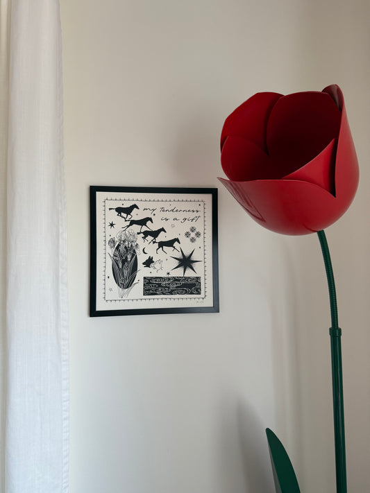 tenderness screenprint