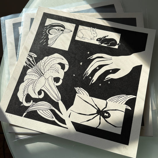 late bloomer screenprint