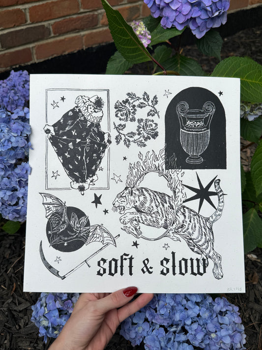 soft & slow screenprint