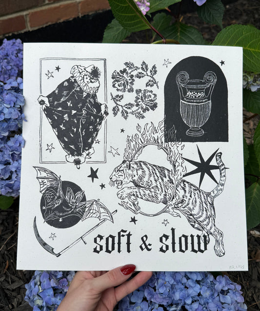 soft & slow screenprint