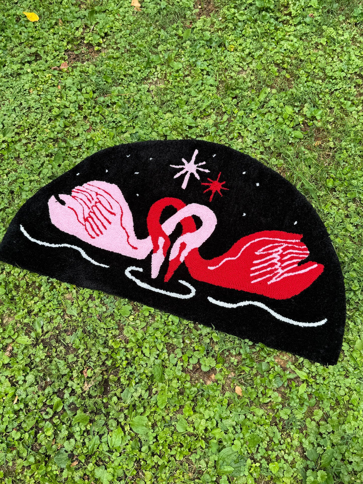 swan rug