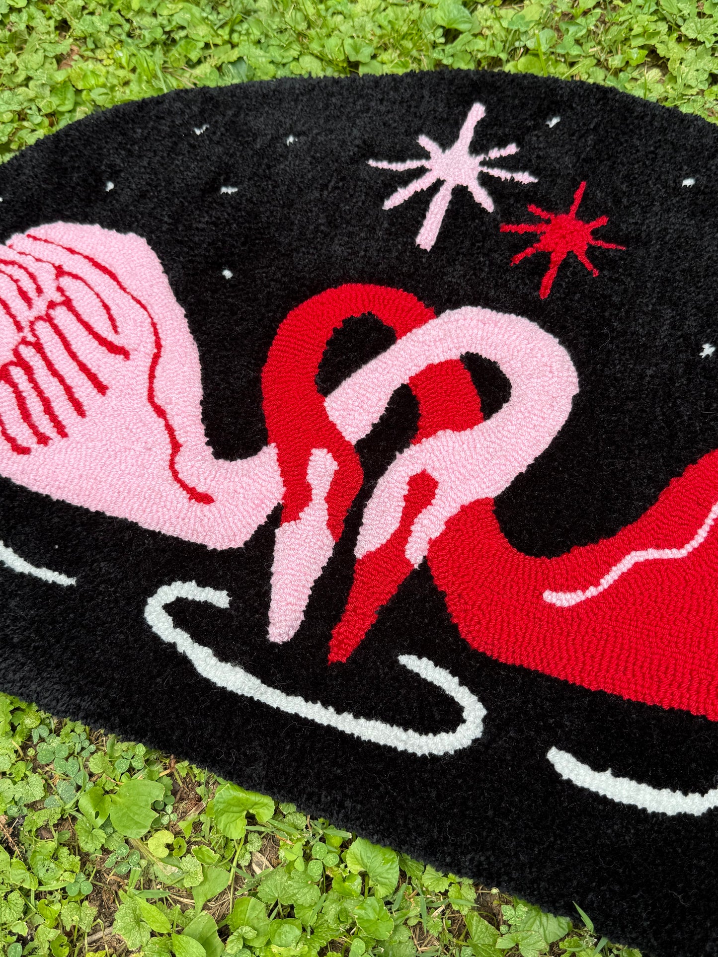 swan rug