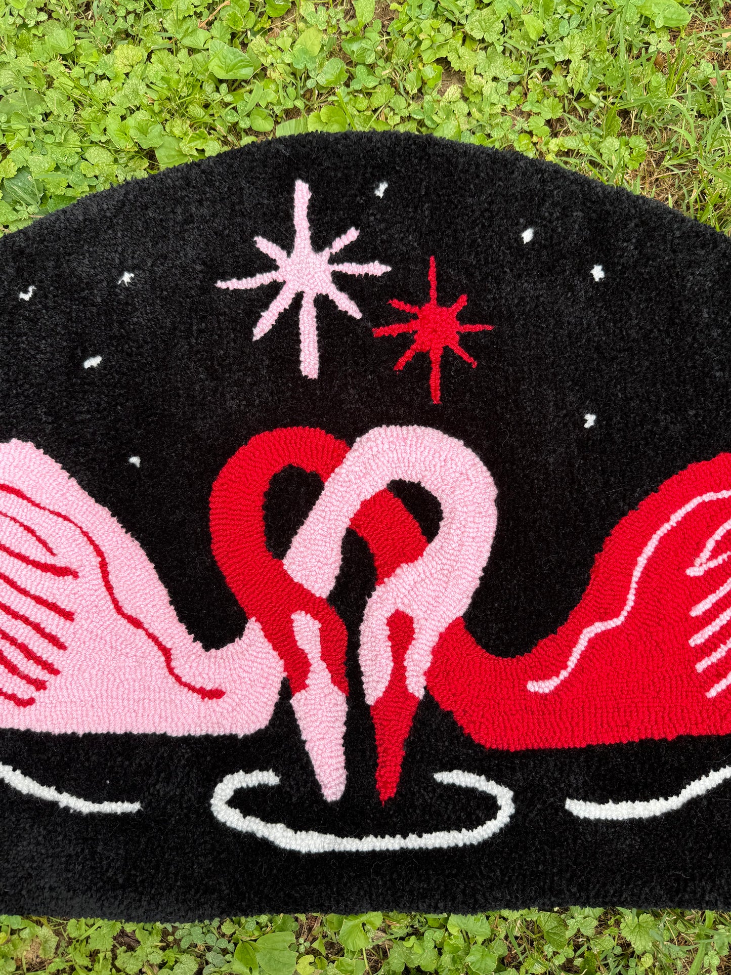 swan rug