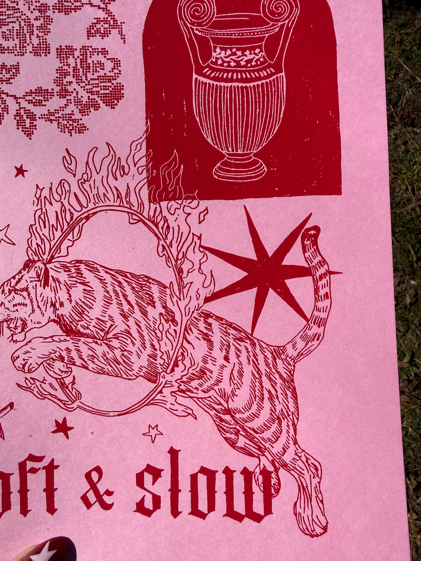 soft & slow screenprint