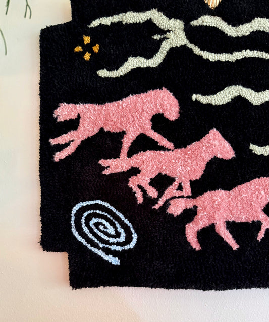 goodbye horses rug