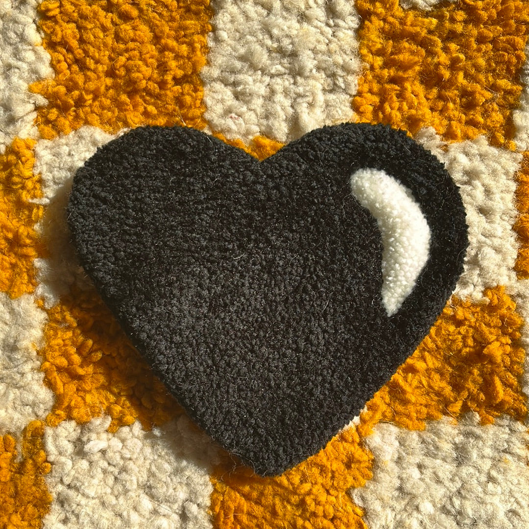 heart rug