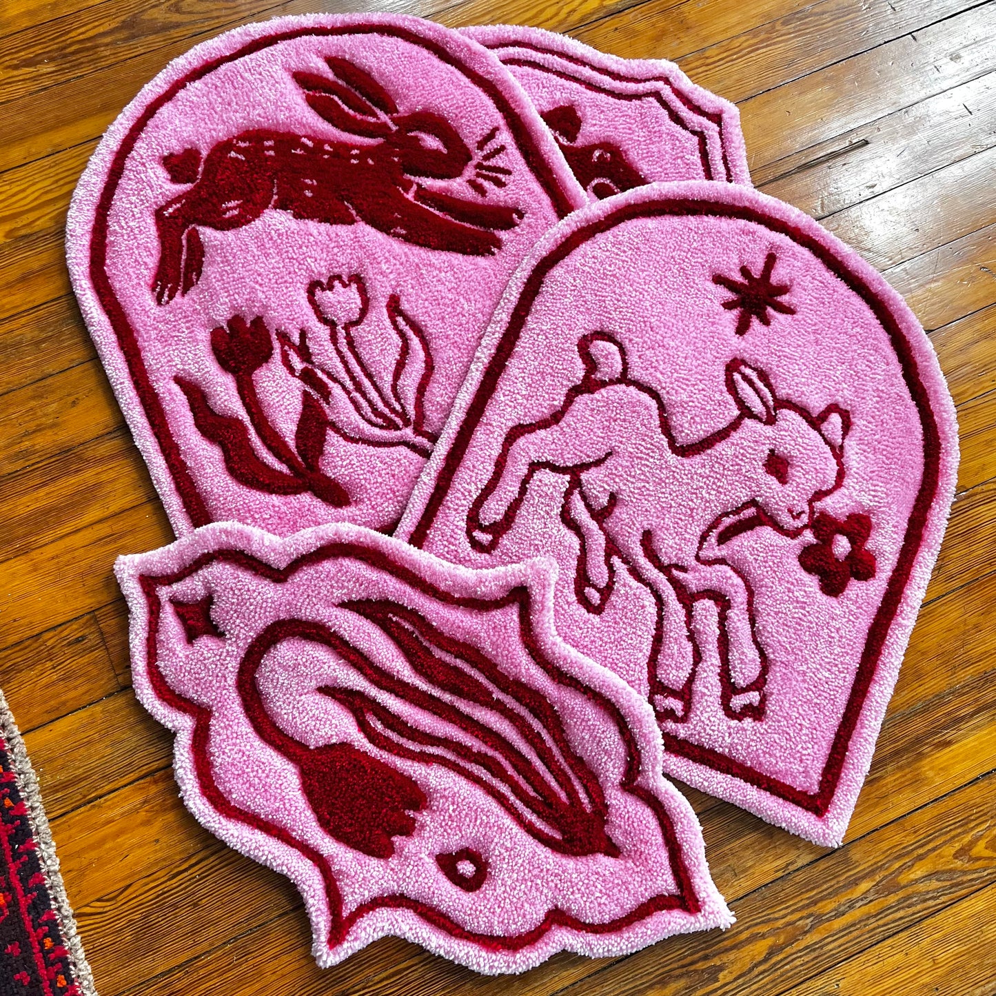 lamb wall rug