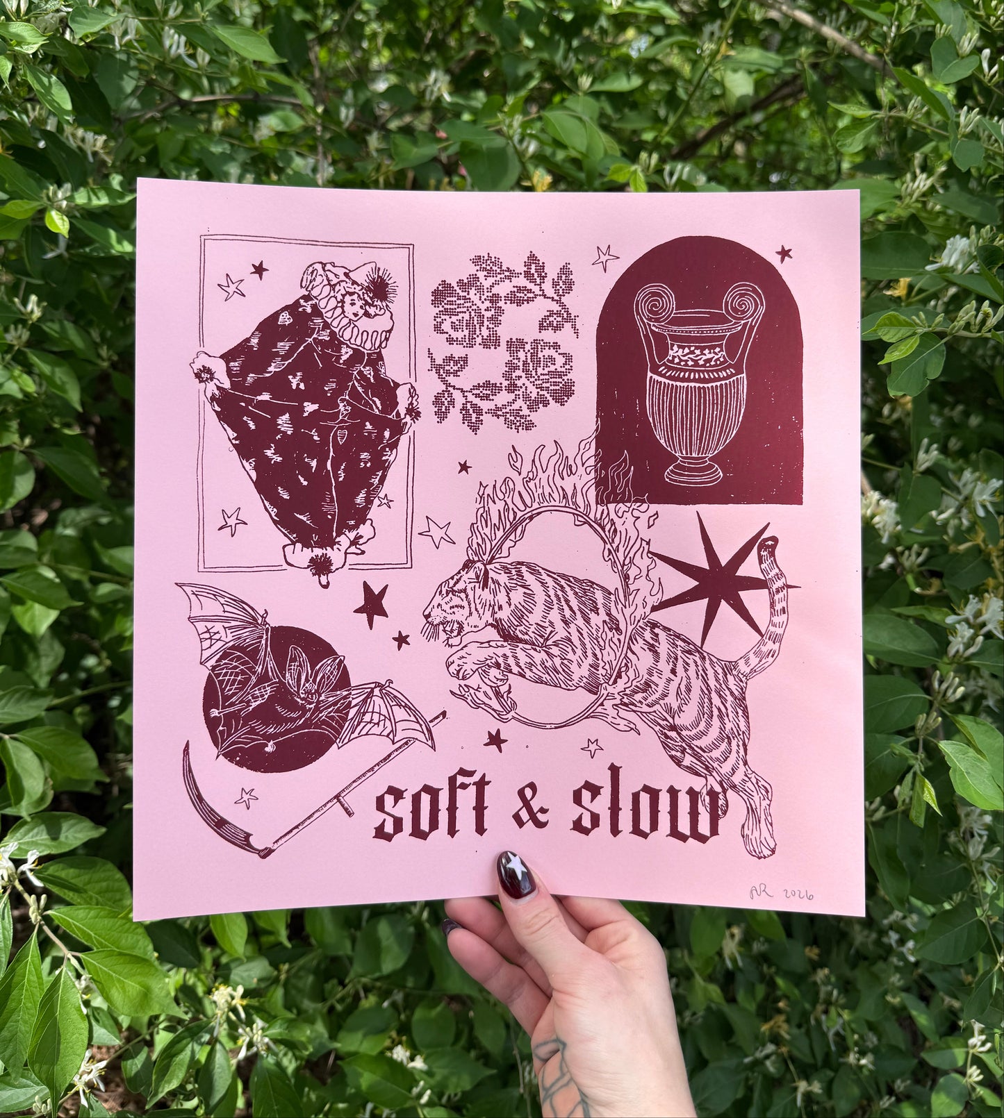 soft & slow screenprint