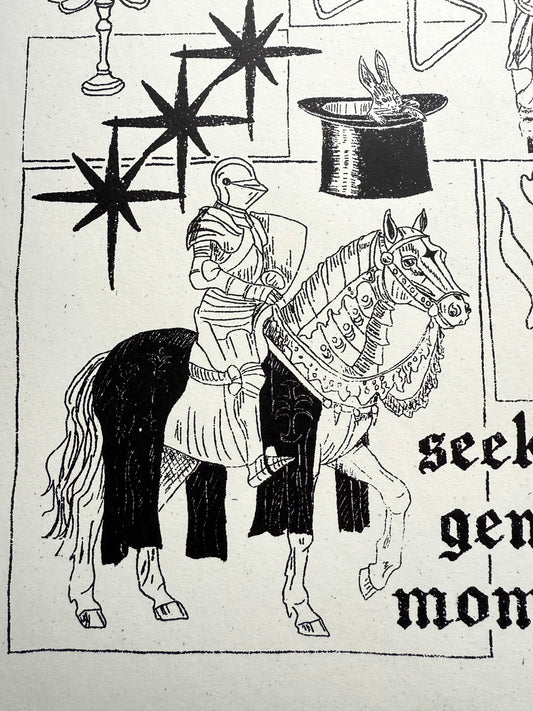 gentle screenprint