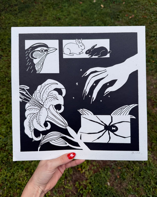 late bloomer screenprint