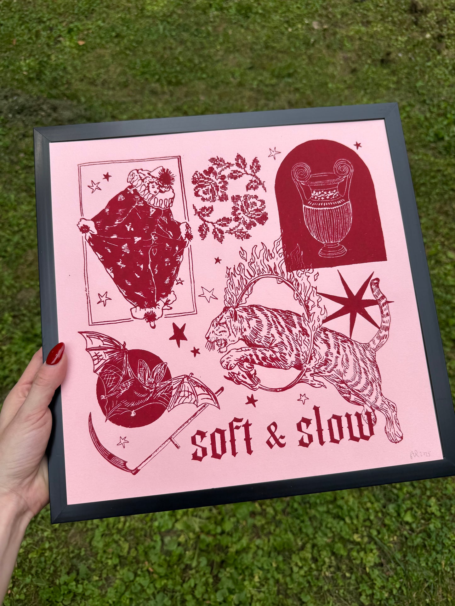 soft & slow screenprint