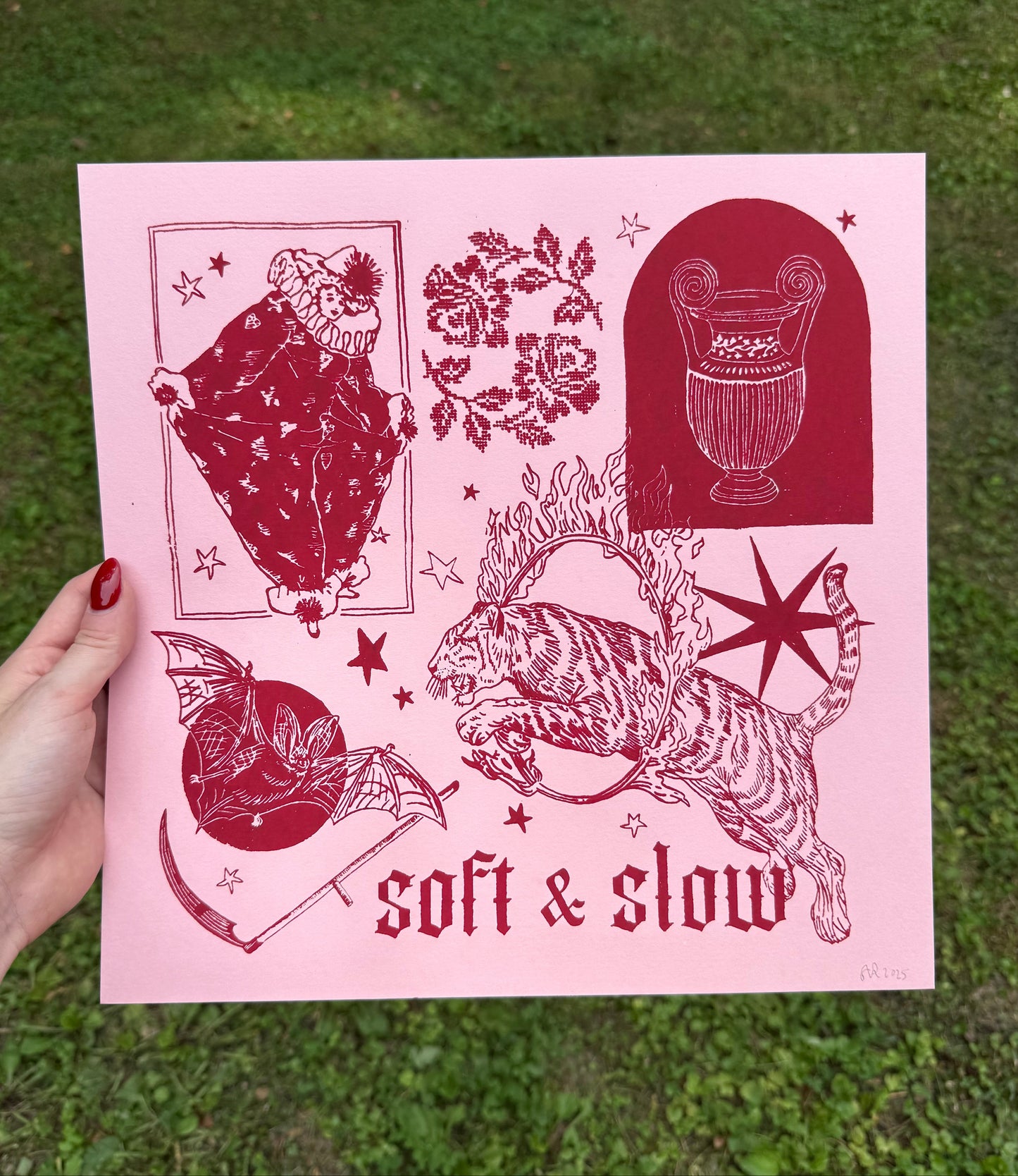 soft & slow screenprint