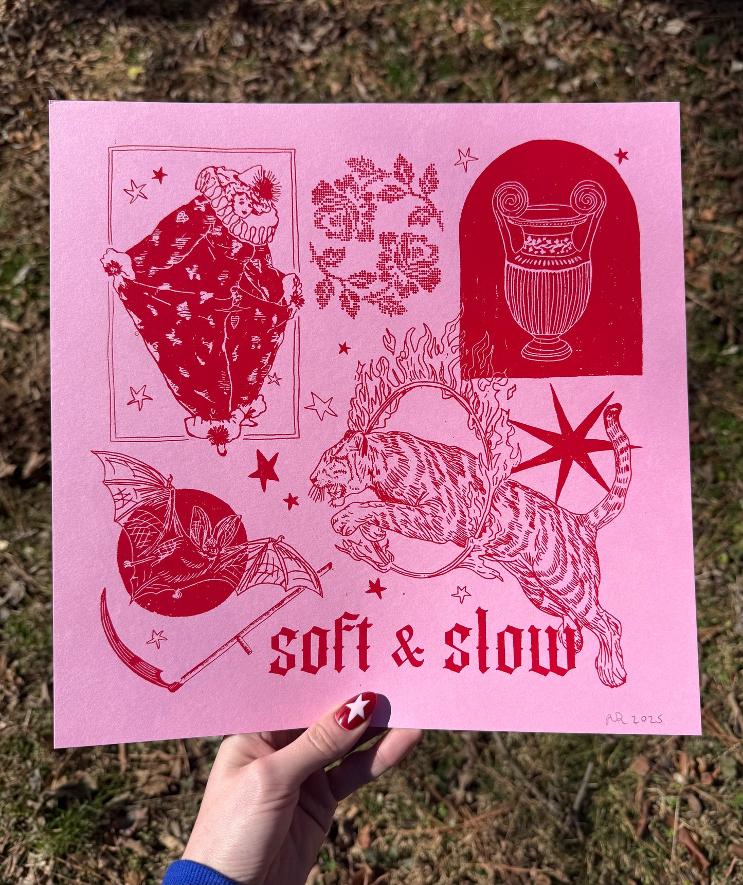soft & slow screenprint
