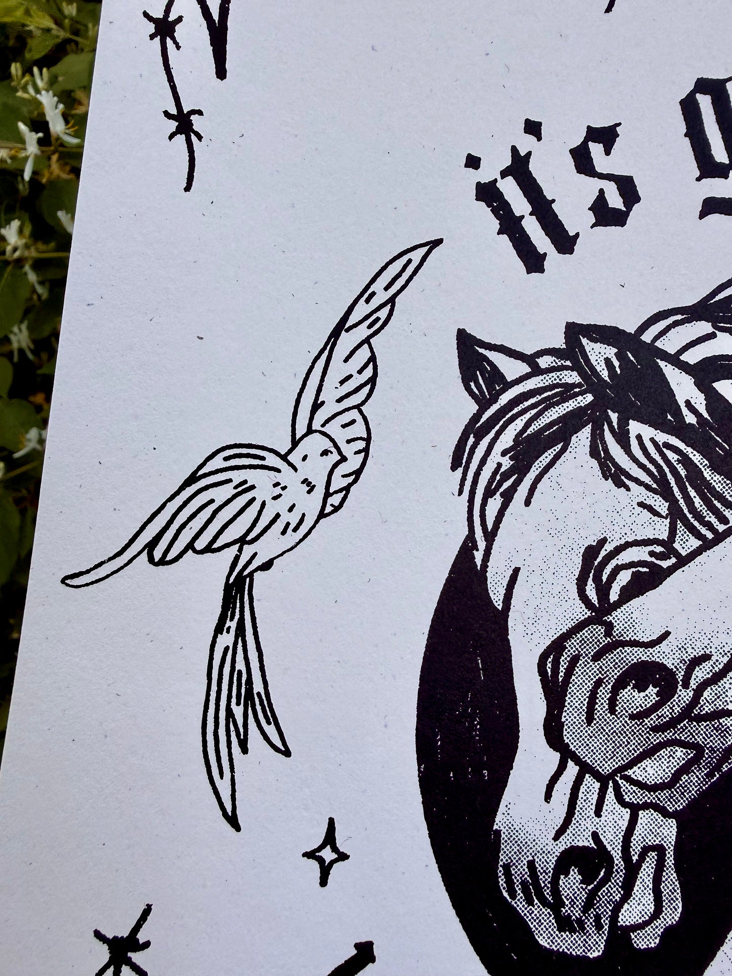 pharaoh's horses screenprint